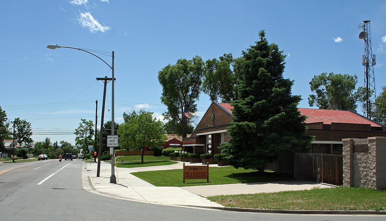 The Barnum neighborhood — home of this dog park photo