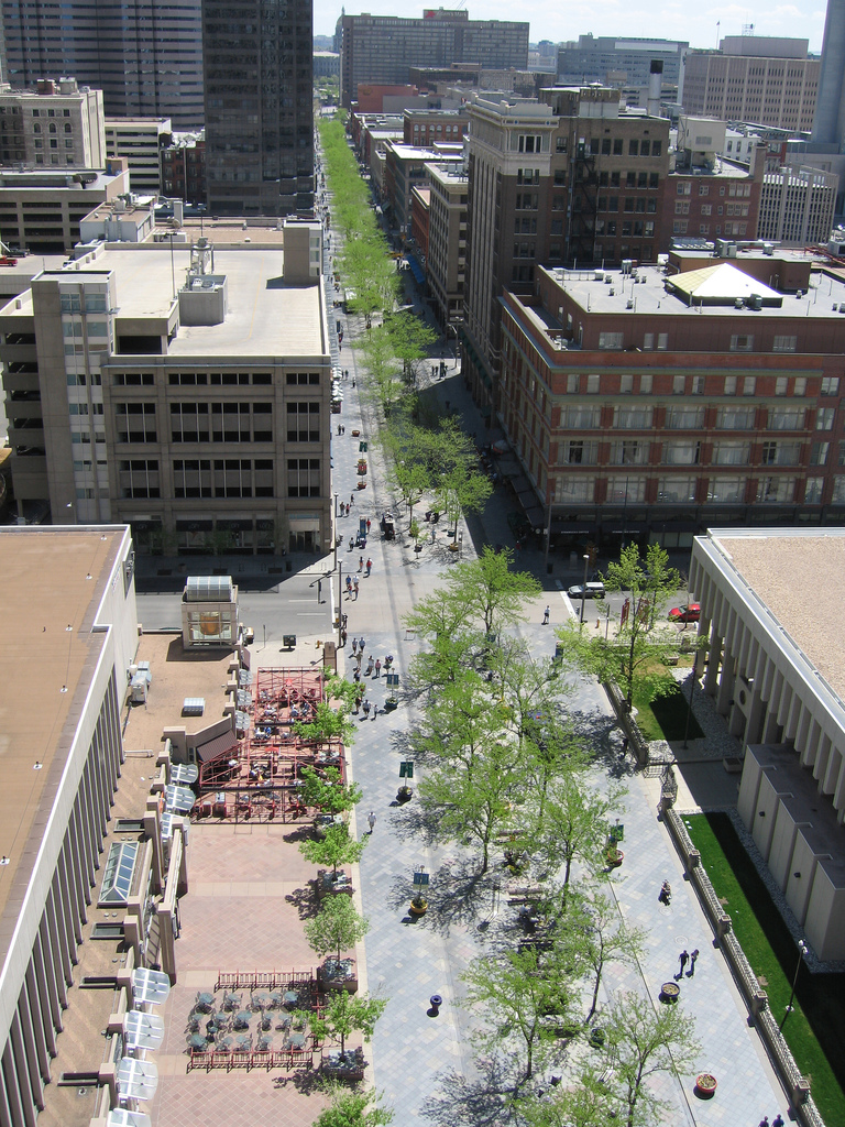 16th Street Mall — the Skyline dog loop is on the mall edge photo