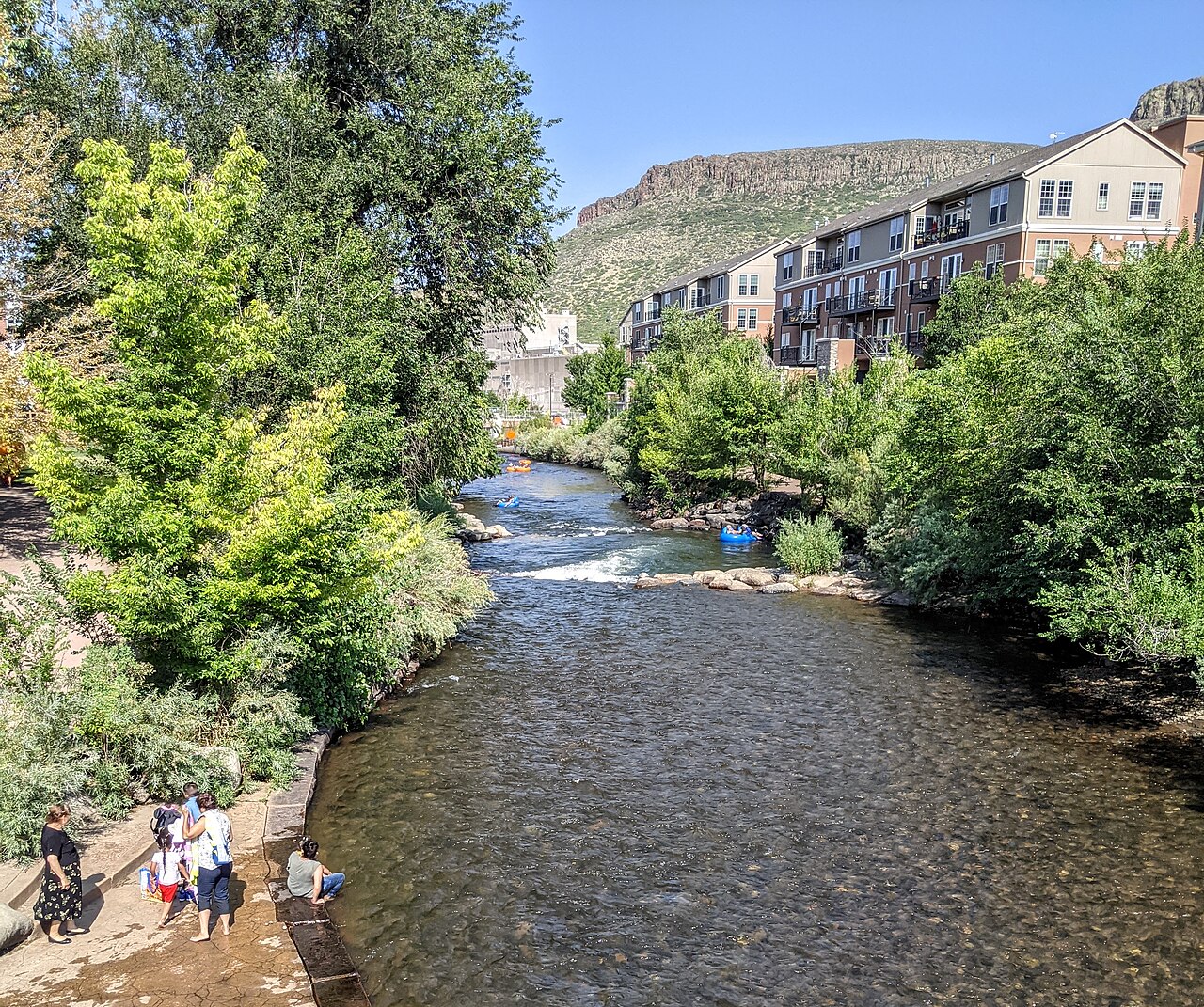 Clear Creek, Golden — the park complex is in the Golden area photo